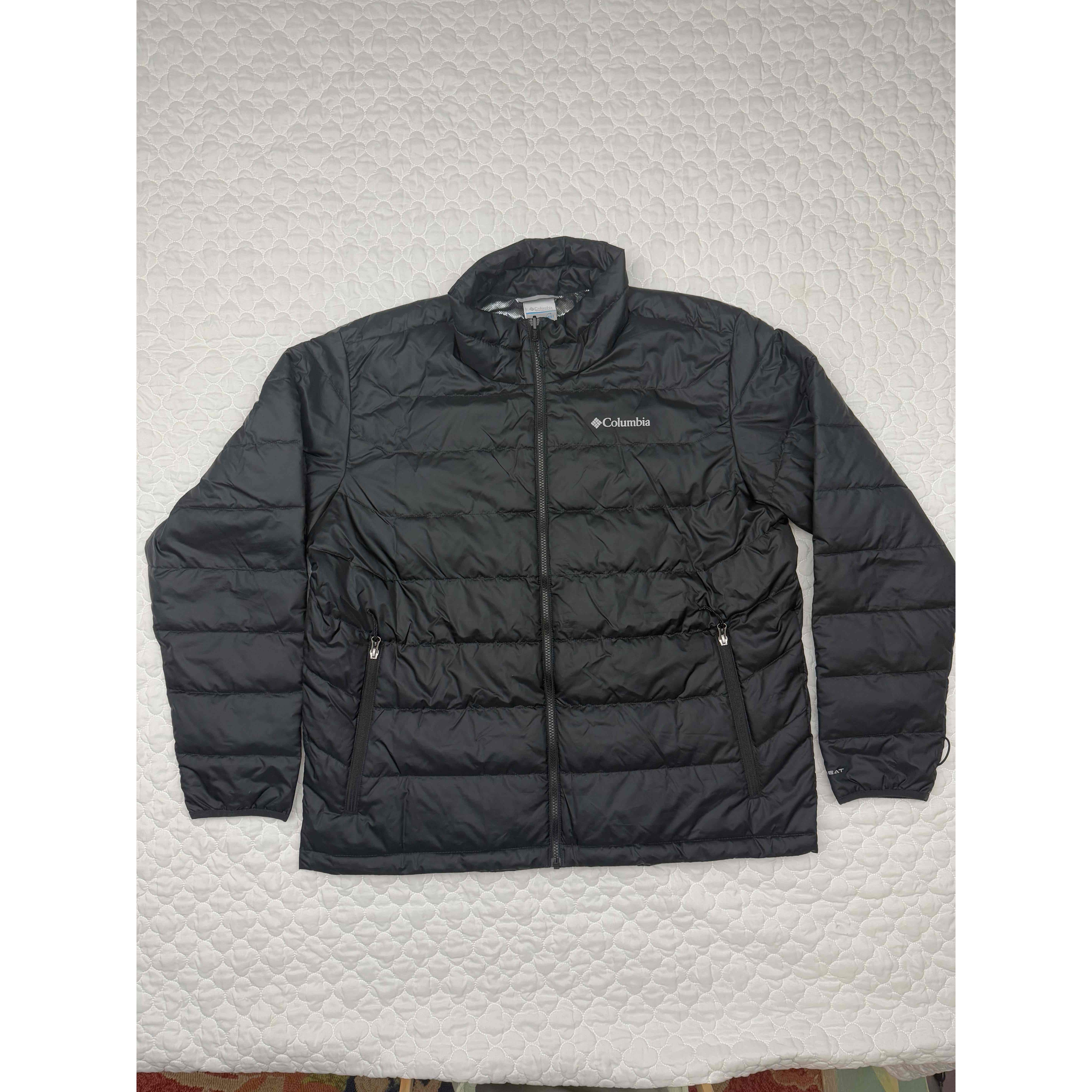 Columbia Black Camouflage Interchange Two In One Jacket, Winter Coat Size Xl